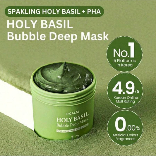 Last Day Of Discount 🔥Holy Basil Bubble Deep Mask